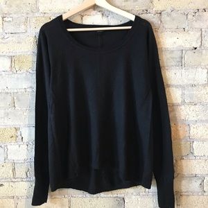 Club Monaco black alpaca/nylon/wool blend sweater